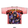 MAJESTIC DYED DTG GRAPHIC TEE W RHINESTONE (TE26022)