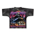MAJESTIC DYED DTG GRAPHIC TEE W RHINESTONE (TE26033)