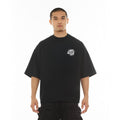 CULT OVERSIZED SHORT SLEEVE CREW NECK TEE "SPLATTER LOGO" (626A5-K22A)