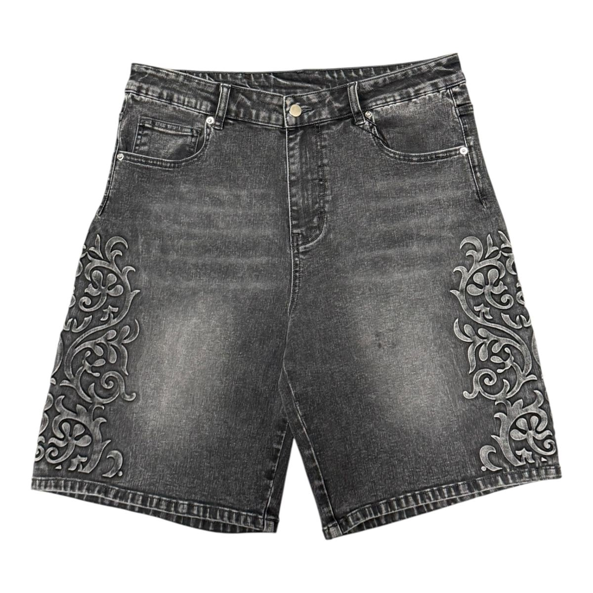 "Legacy" Dark Grey Wash (JORTS_18)