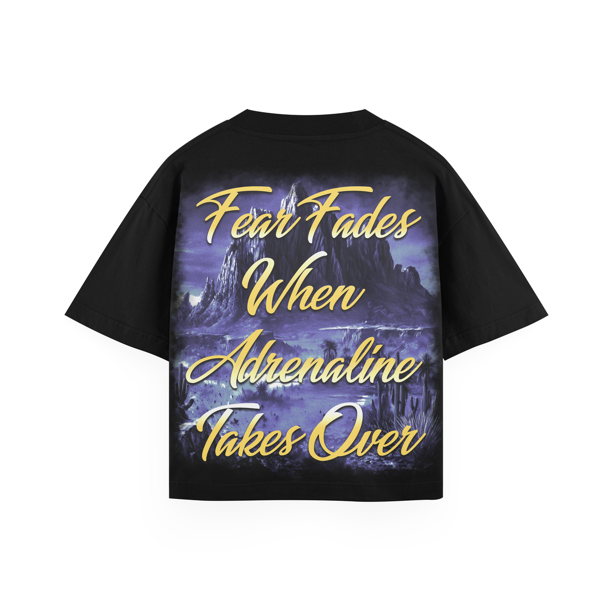 INX Andrenalin Oversized Heavyweight T-Shirt Black