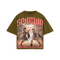 INX Spartan Oversized Heavyweight T-Shirt Brown