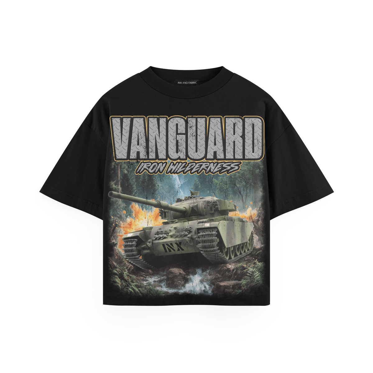 INX Vanguard Oversized Heavyweight T-Shirt Black
