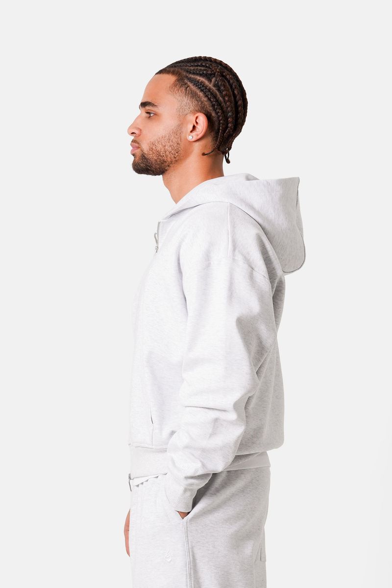 Sixth June heavy coton zipup hoodie 25910-GREY