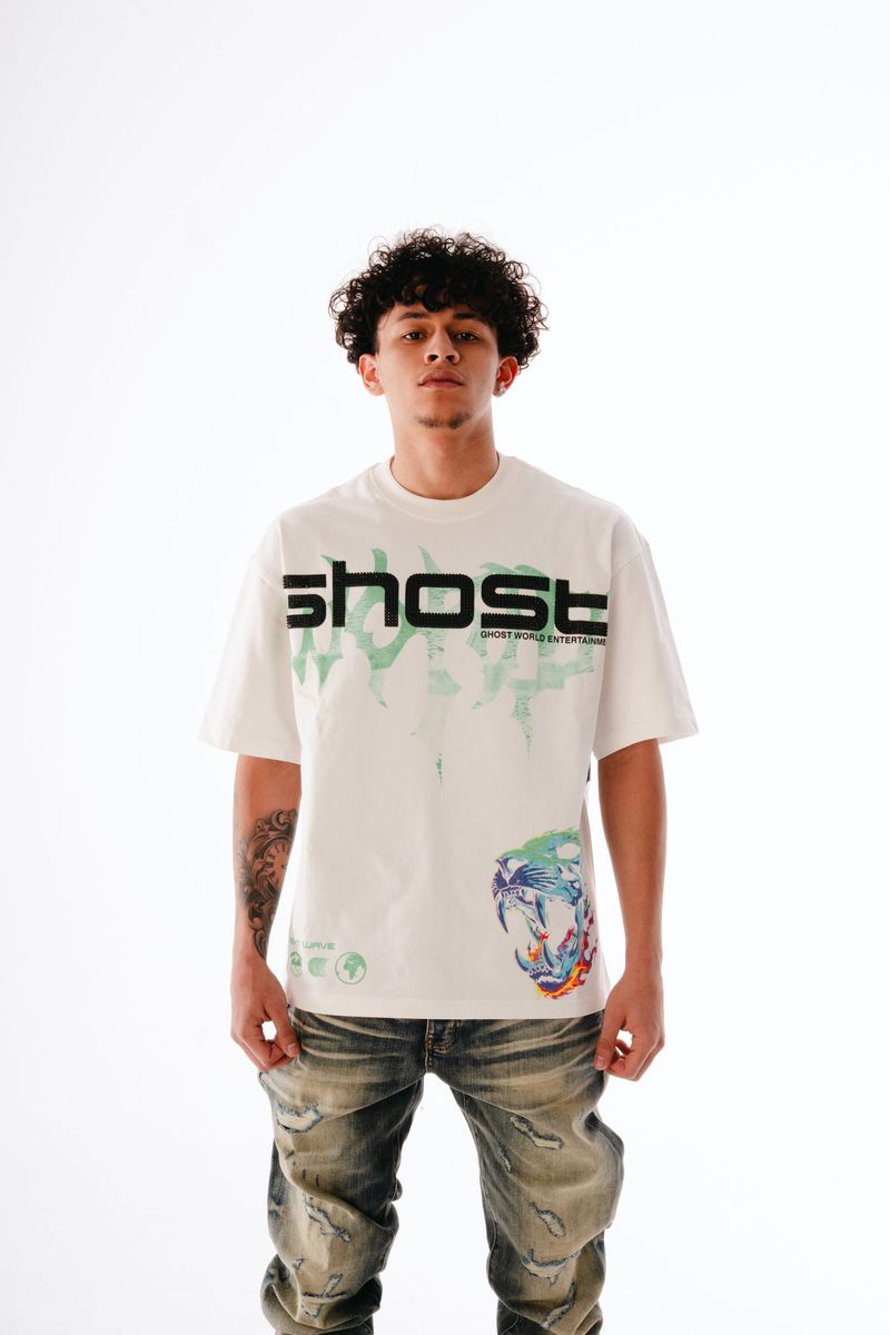 GHST WRLD NIGHT VISION TEE-WHITE (GST5)