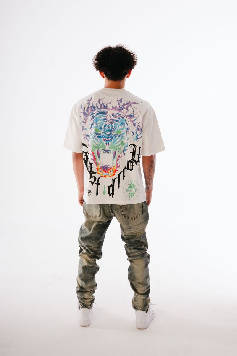GHST WRLD NIGHT VISION TEE-WHITE (GST5)