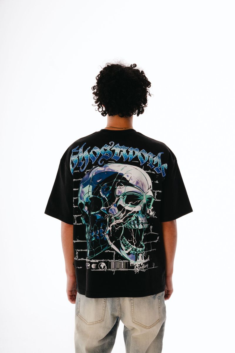GHST WRLD SHOCK THERAPY TEE - BLACK (GST4)