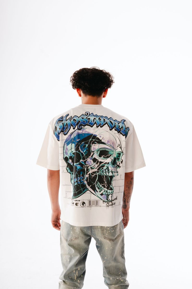 GHST WRLD SHOCK THERAPY TEE - WHITE (GST4)