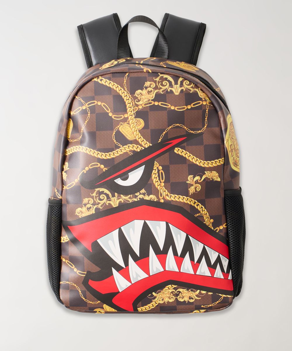 Face Backpack PU (F0-254) BROWN