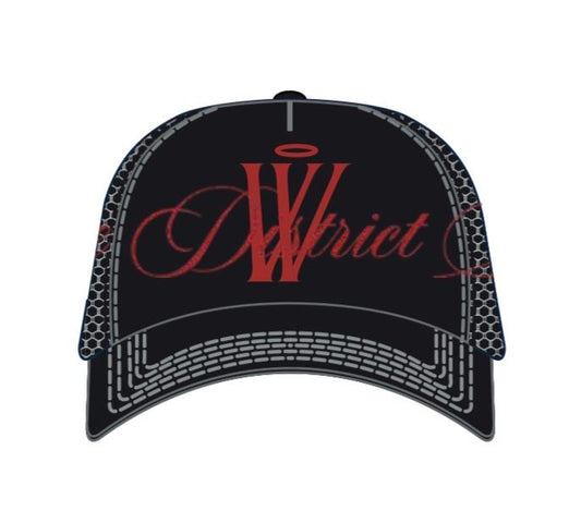 WDS SCRIPT TRUCKER HAT (WDS-H3005A)