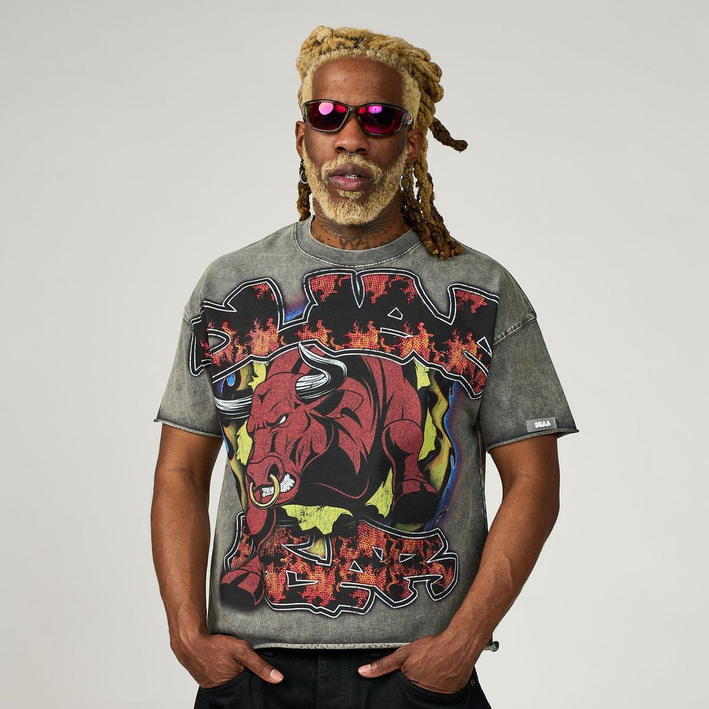 DUUA BULLISH TEE SHIRT (RED)