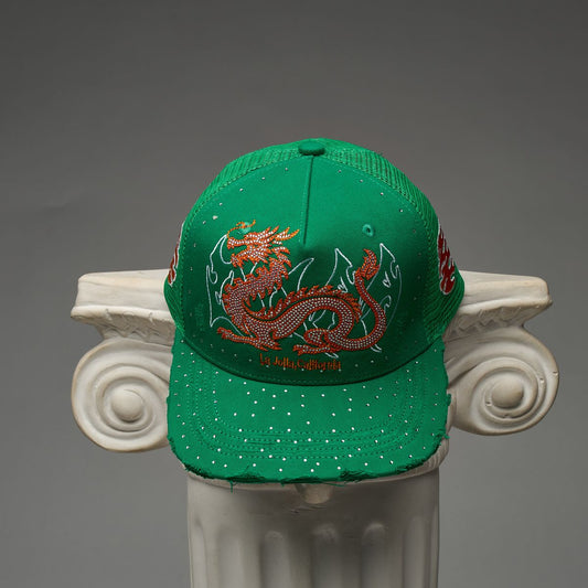 DUAA EARTH SNAP BACK HAT (GREEN)
