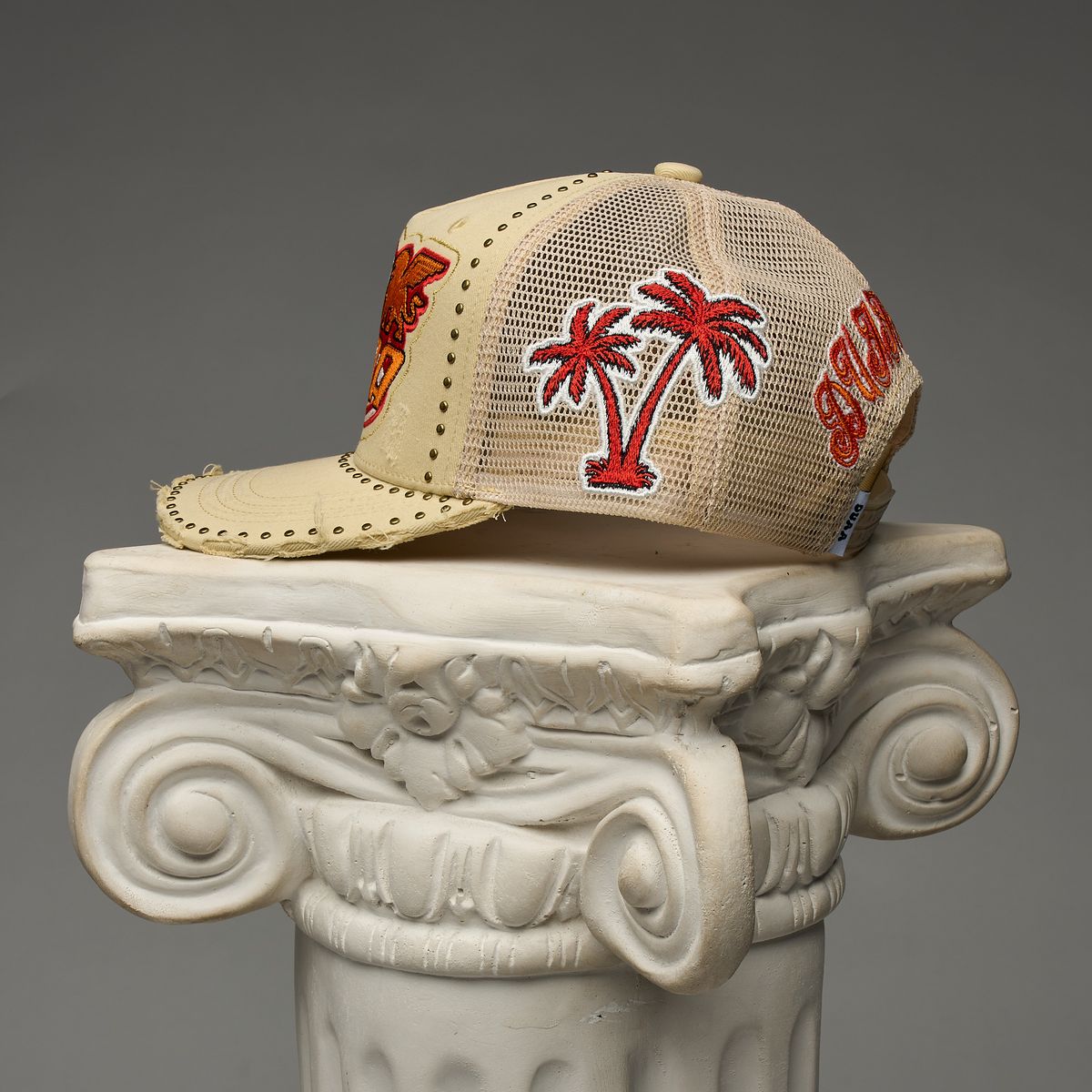 DUAA WIND SNAP BACK HAT (BEIGE)