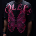 HUDSON BUTTERFLY TEE (685) BLACK/PINK
