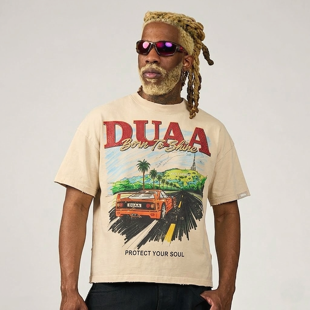 DUUA HOLLYWOOD TEE SHIRT (NUDE)
