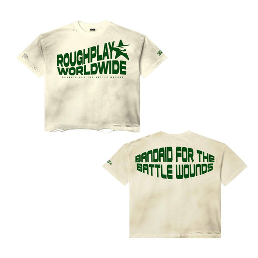 RoughPlay Tshirt (Tan/Green)