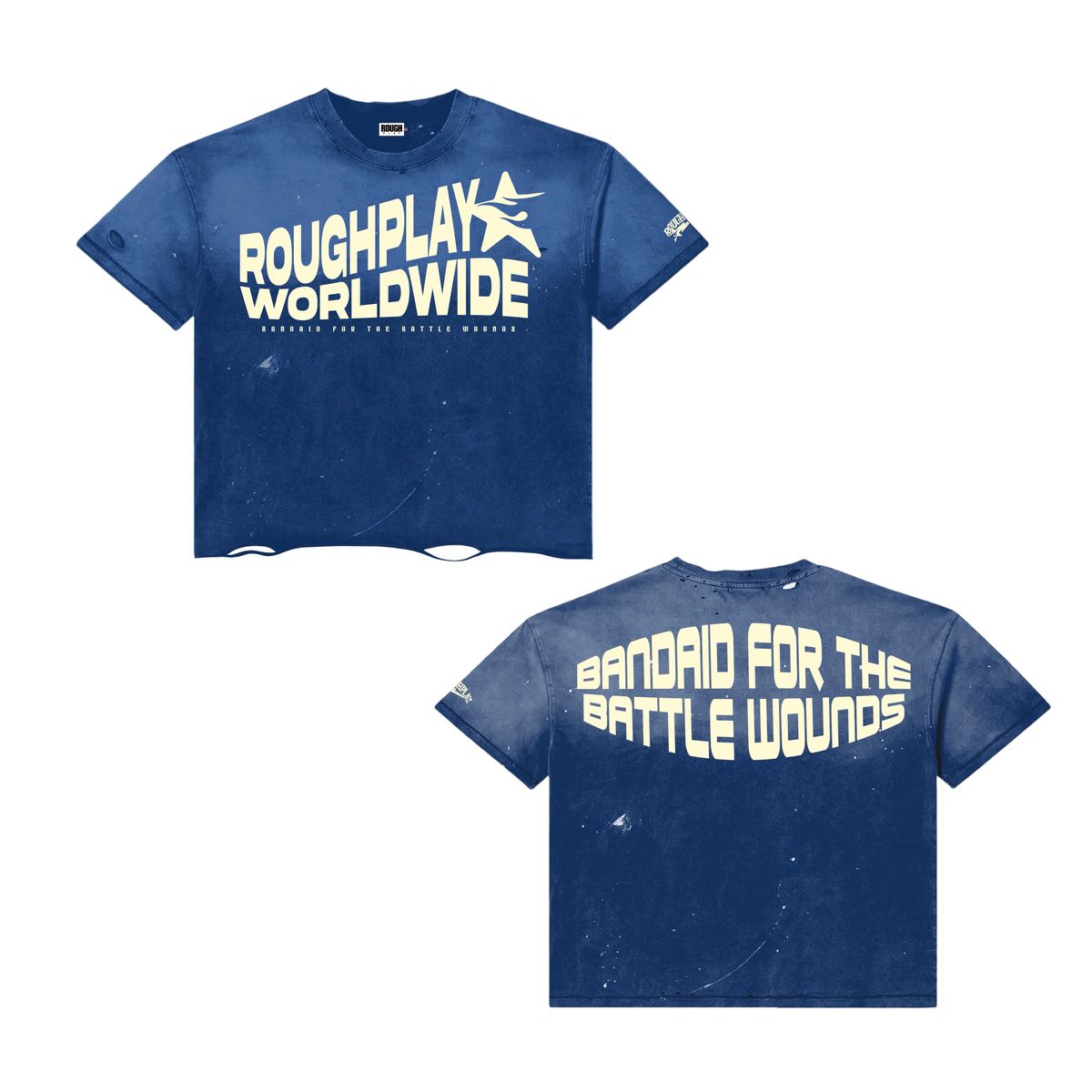RoughPlay Tshirt (Royal/Tan)