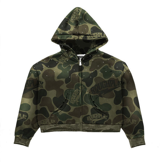 ROUGHPLAY CAMO HOODIE (GREEN)