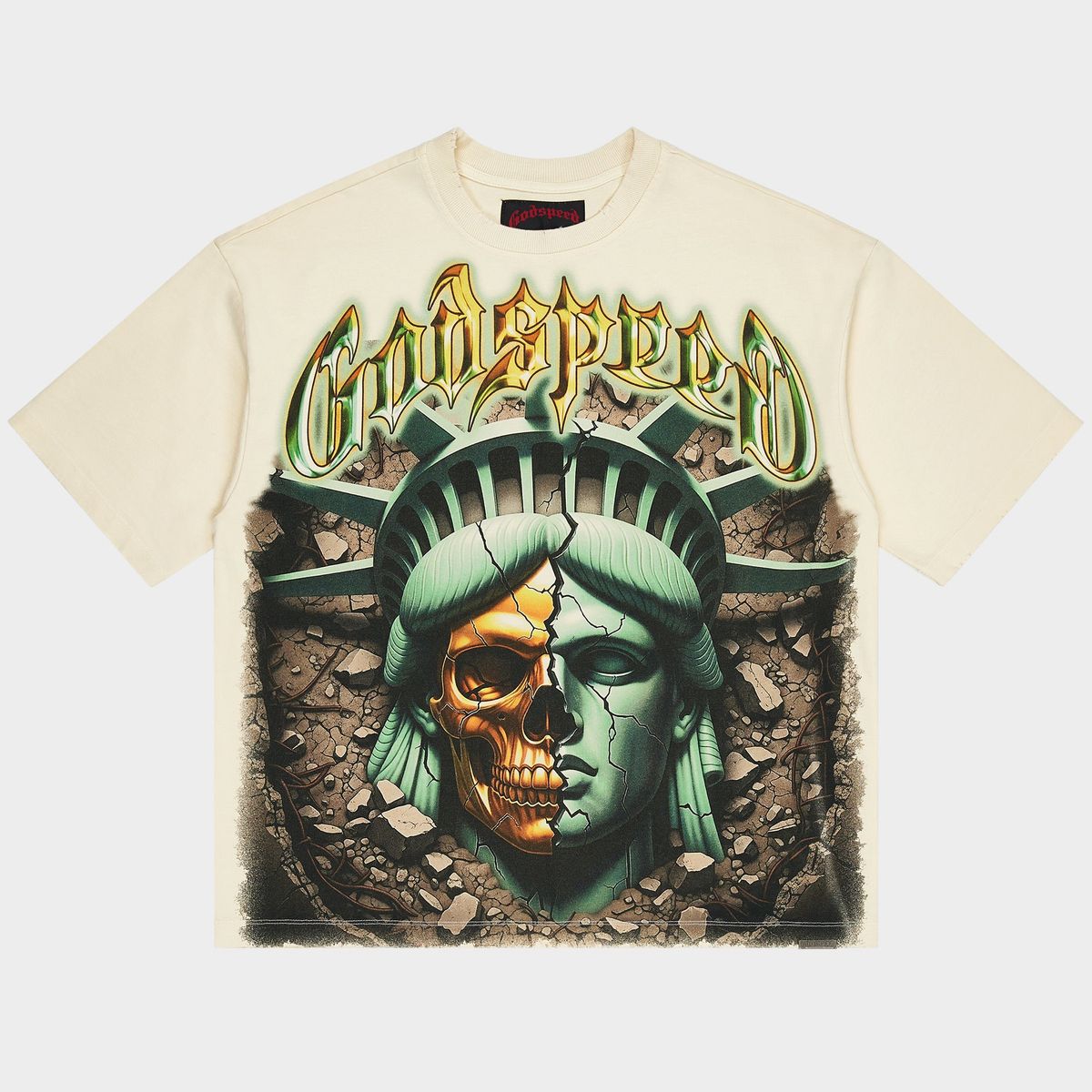 GODSPEED  B.O.R. T-shirt (Bone)
