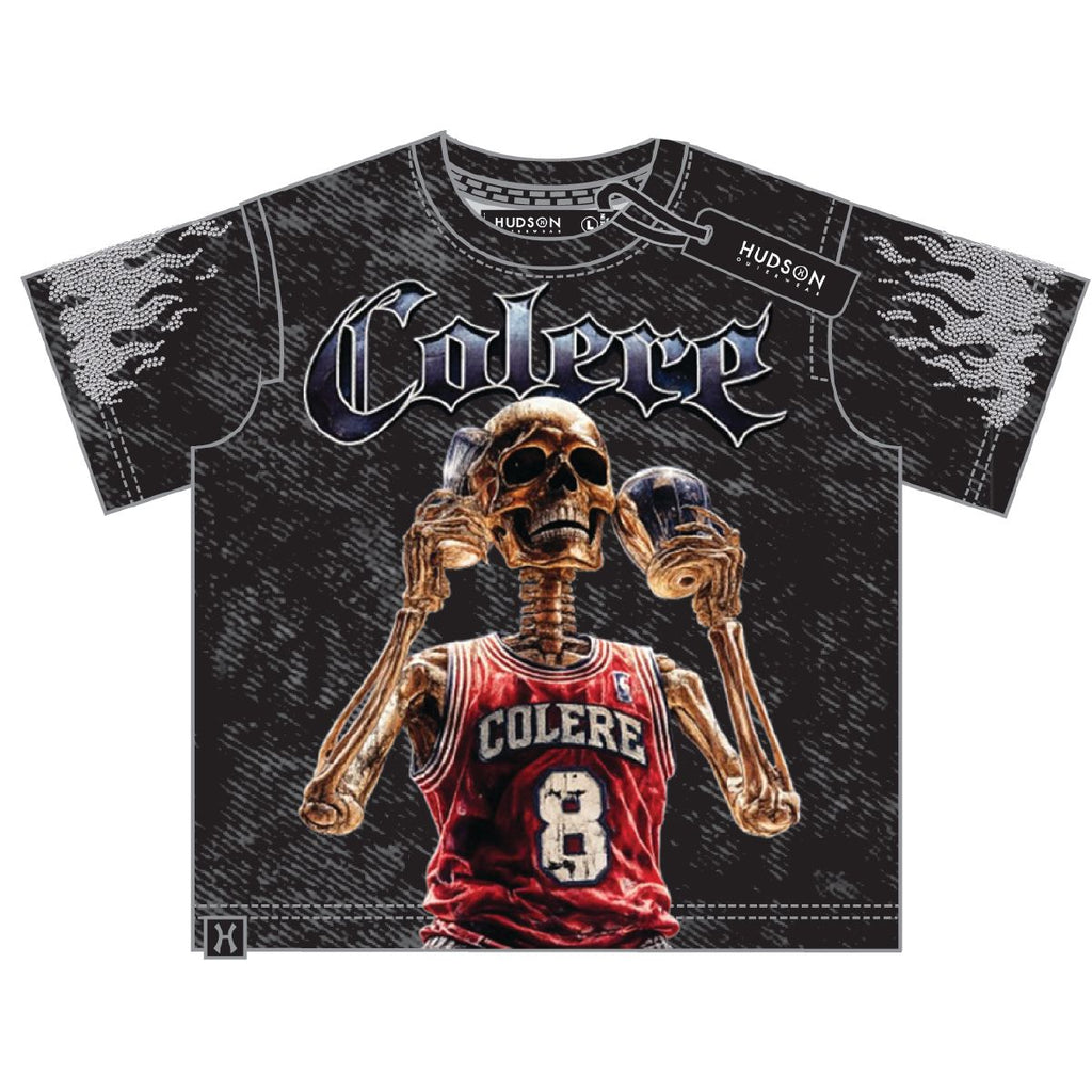 Hudson Basketball Tee Black 687-BLACK