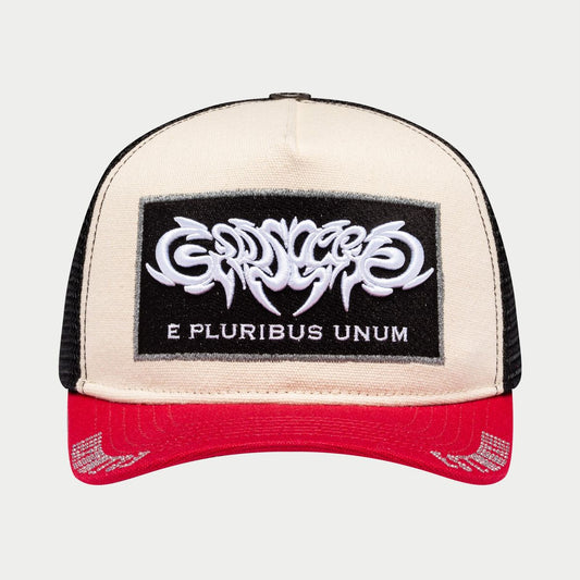 GODSPEED GS E Pluribus Trucker (White/Red)
