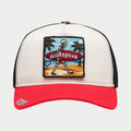 GODSPEED Mood Trucker Hat II (White/Red Interchangeable Patches)