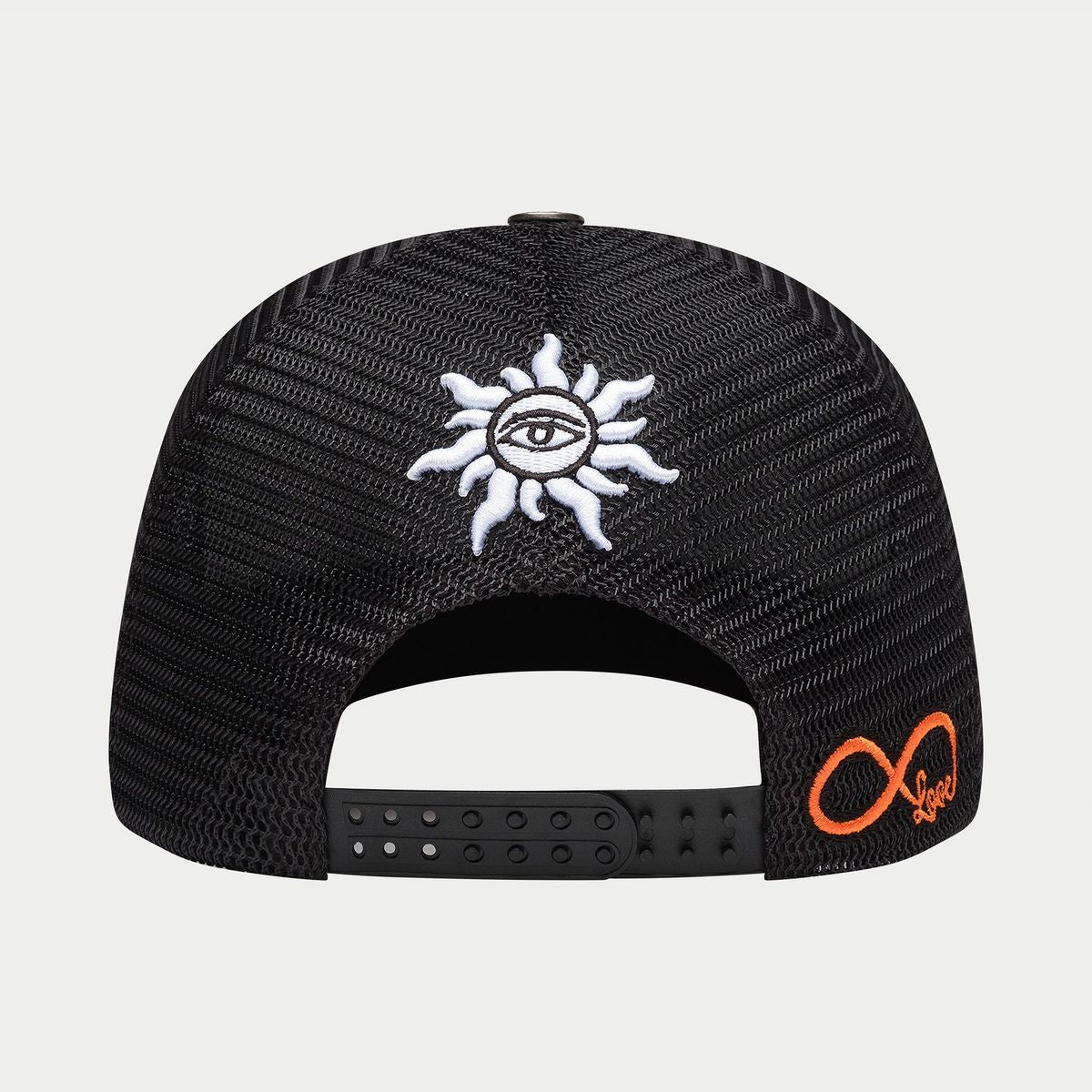 GODSPEED Mood Trucker Hat II (White/Red Interchangeable Patches)