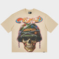 GODSPEED  Badges of Honor T-shirt (Beige)