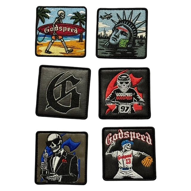 GODSPEED Mood Trucker Hat II (White/Red Interchangeable Patches)