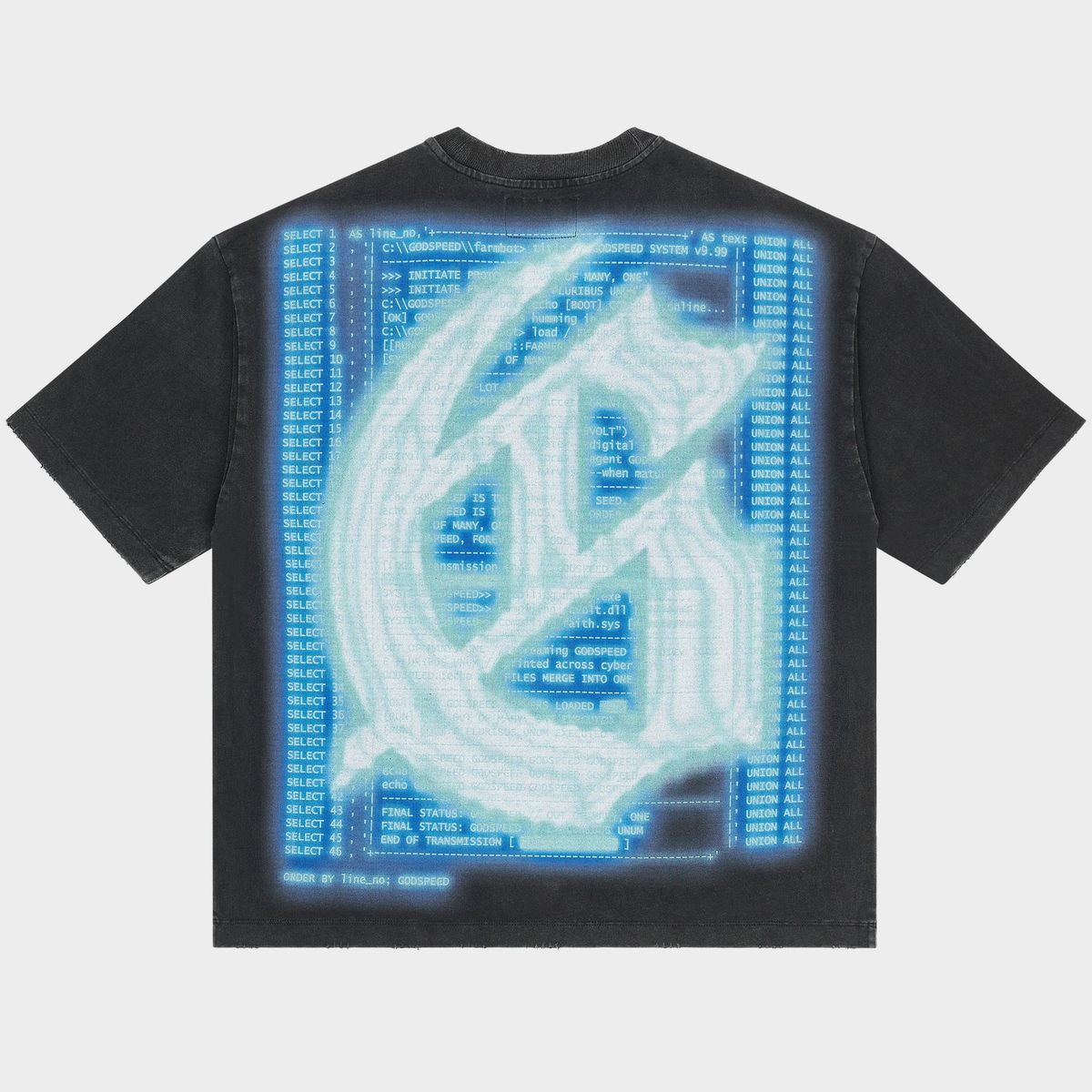 GODSPEED Aura Farm Tshirt (Black Wash)