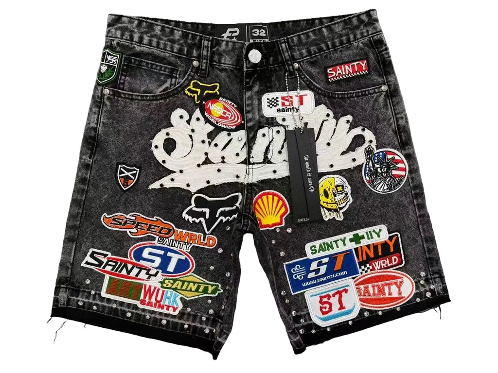 Politics Shorts - Black Wash - PK26
