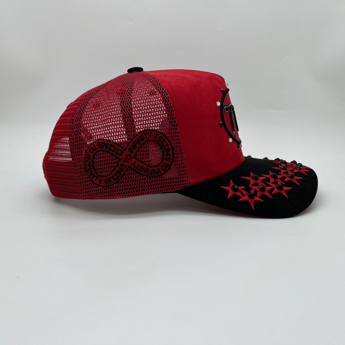 HUDSON V1 DIAMOND 777 SUEDE TRUCKER (CD0535) RED/BLK
