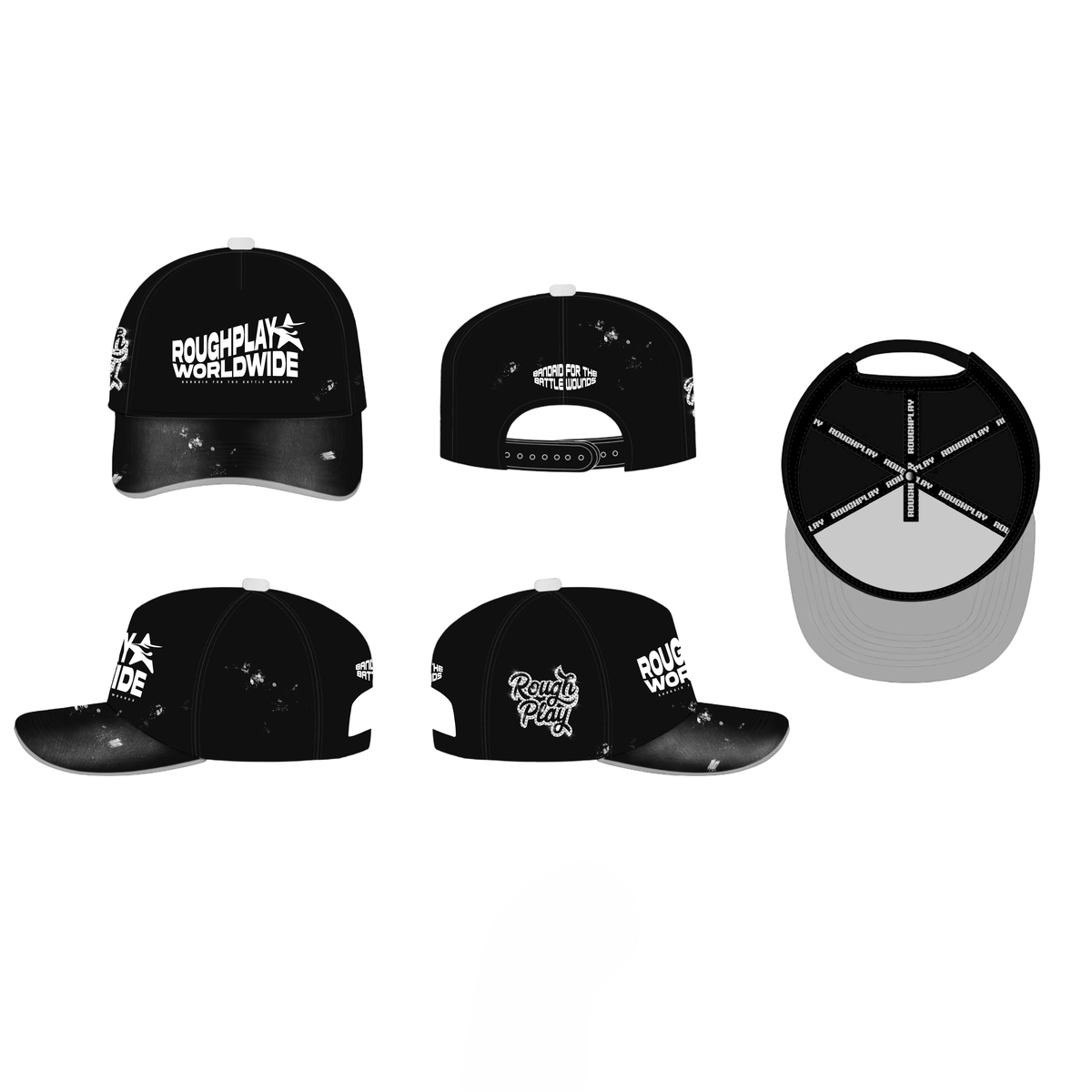 RoughPlay Worldwide SnapBack (Black)