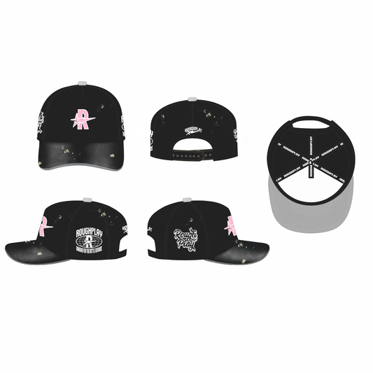 RoughPlay VINTAGE SNAPBACK (BLK/PINK)