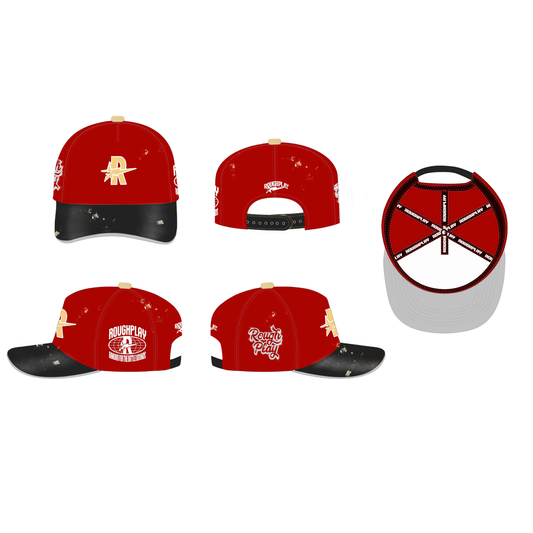 RoughPlay VINTAGE SNAPBACK (RED/GOLD)