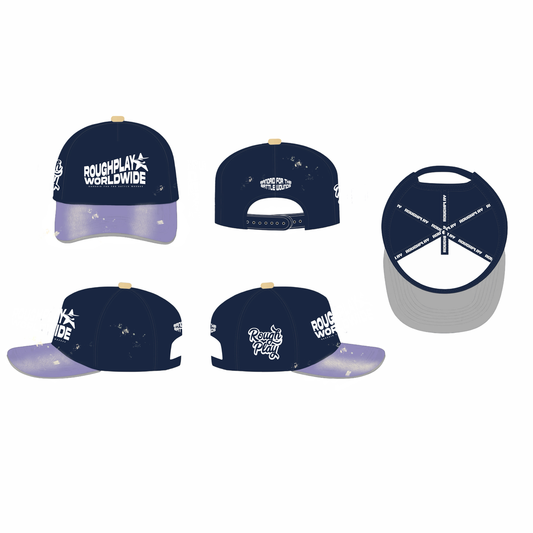 RoughPlay Worldwide SnapBack (Navy/Purple)