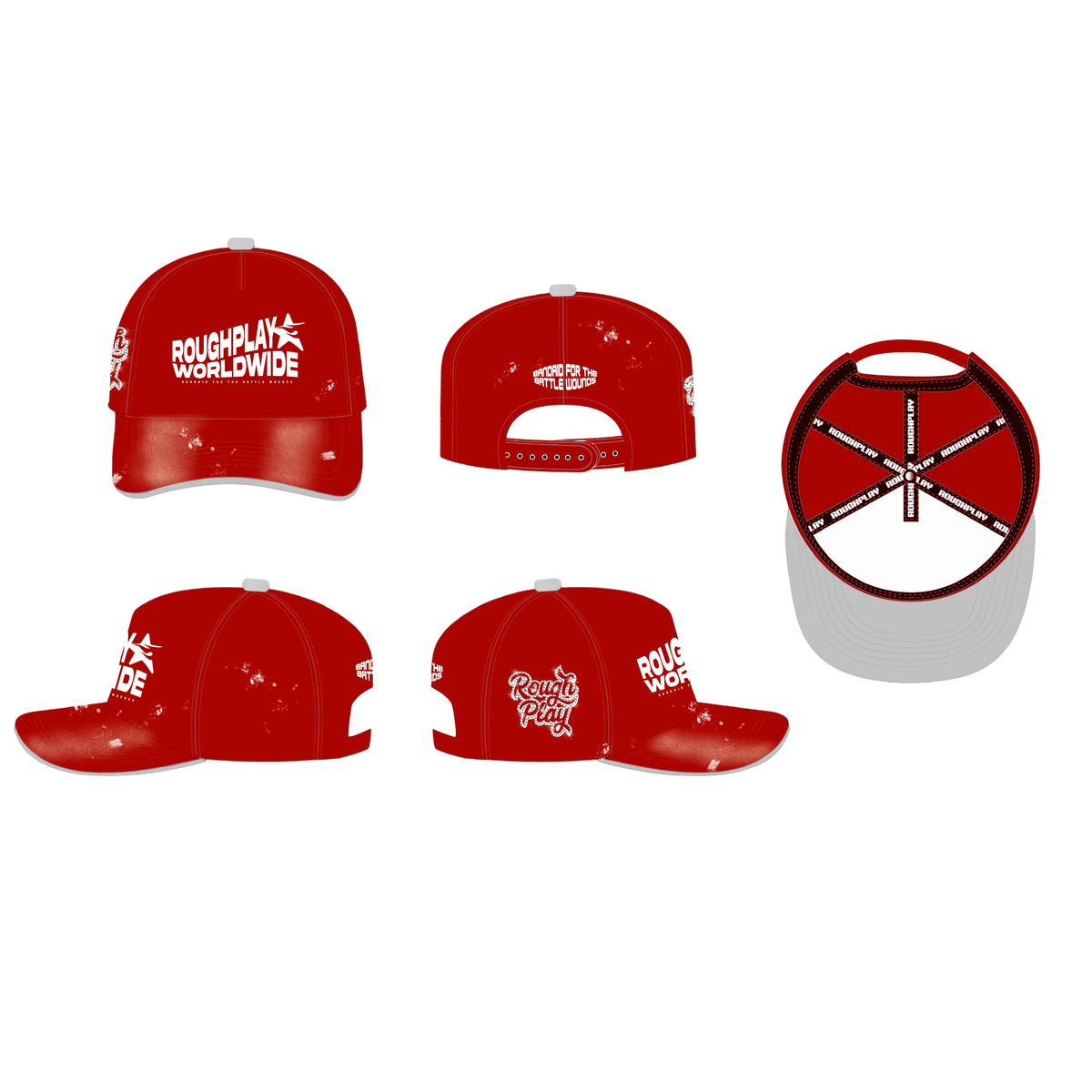 RoughPlay Worldwide SnapBack (Red)