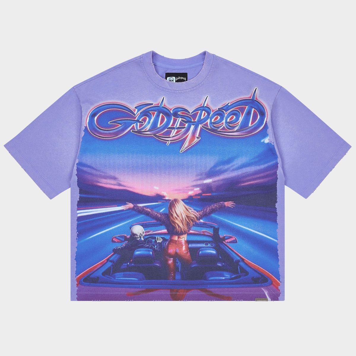 GODSPEED FUN T-Shirt (Purple Wash)