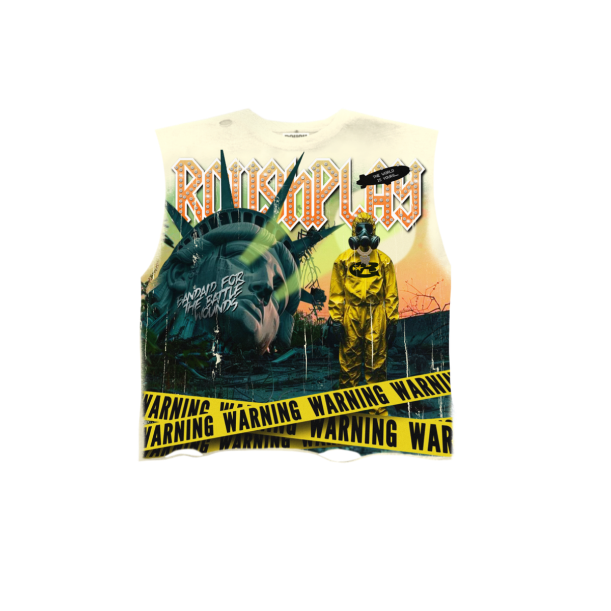 RoughPlay Warning Sleeveless Tshirt