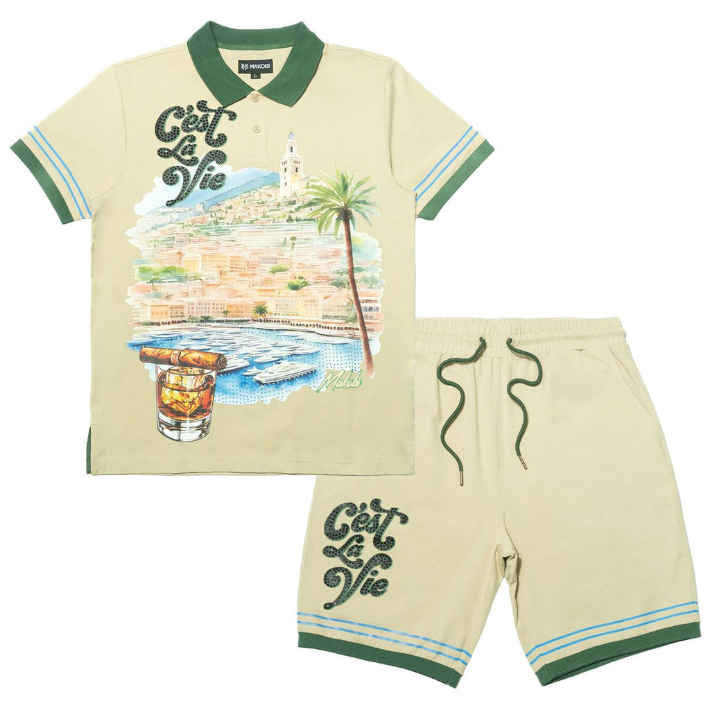MAKOBI CEST LA VIE SHORT SET (M390)