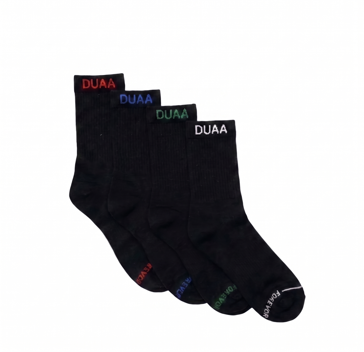 DUAA ELITE SOCKS 4-PACK "BLACK"