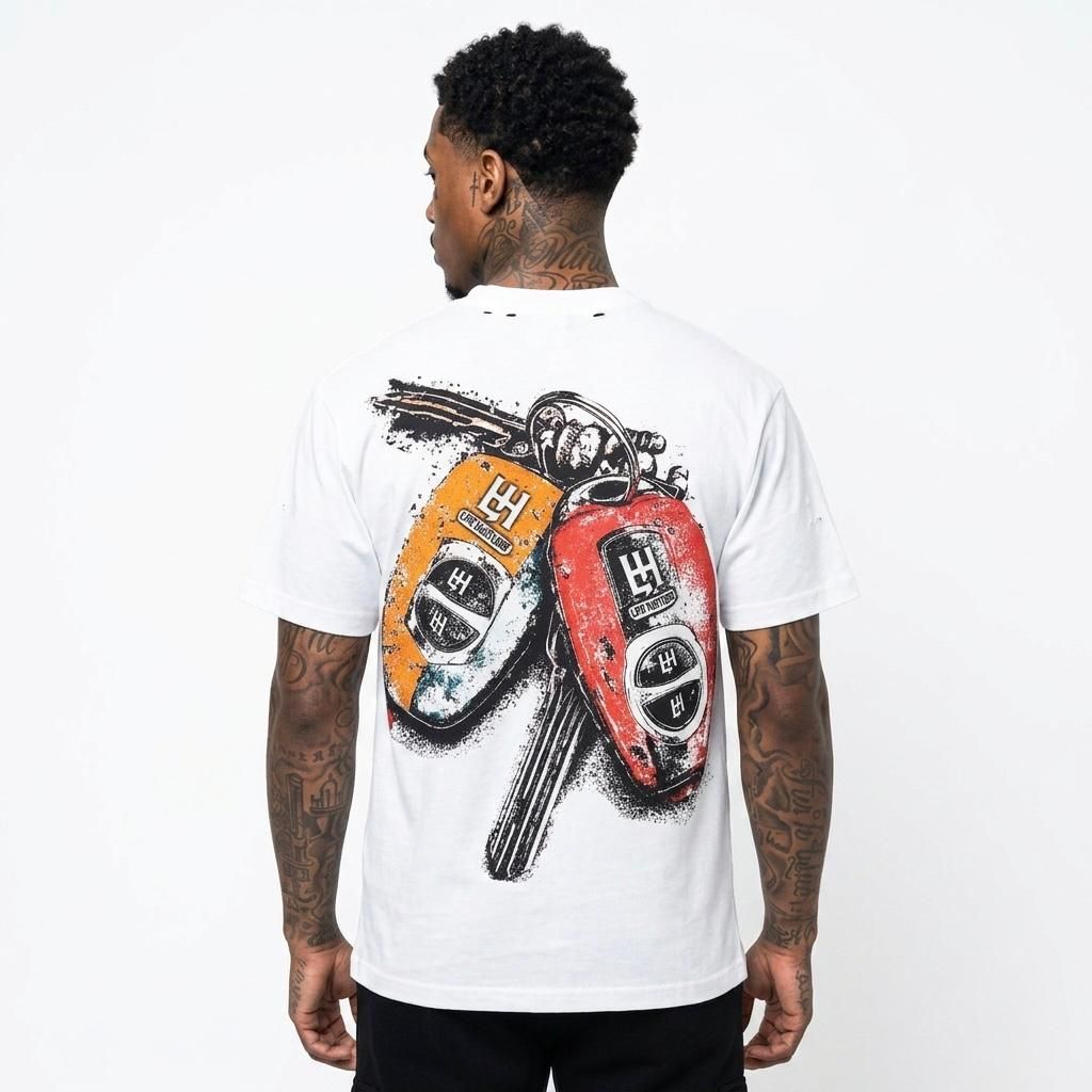 Life Hustlers “Skull Driver” White