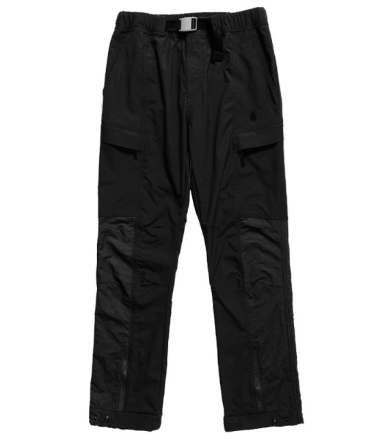 AlphaStyle Erle Sports Zip Joggers (MBSS-2001A) BLACK