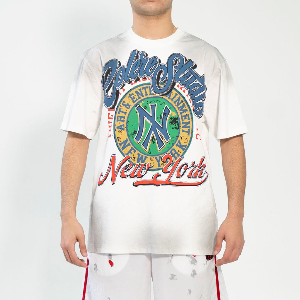 Hudson NY Tee White  698-WHITE