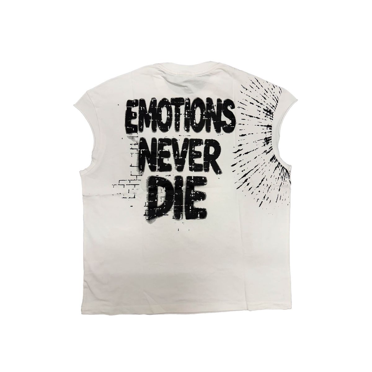 Mixed Emotion 'Starboy' Sleeveless Tee White