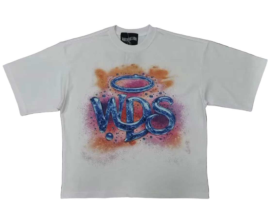 Studio Blue (Off White) Oversized Tee (WDS-3T009W)