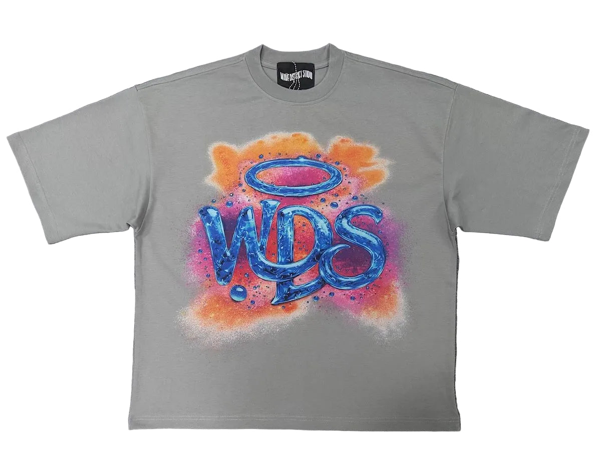 STUDIO BLUE (GRAY) OVERSIZED TEE (WDS-3T005A)