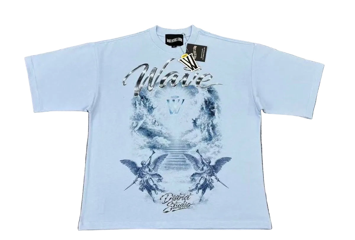 DISTRICT GLORY (BLUE) OVERSIZED TEE (WDS-3T002B)