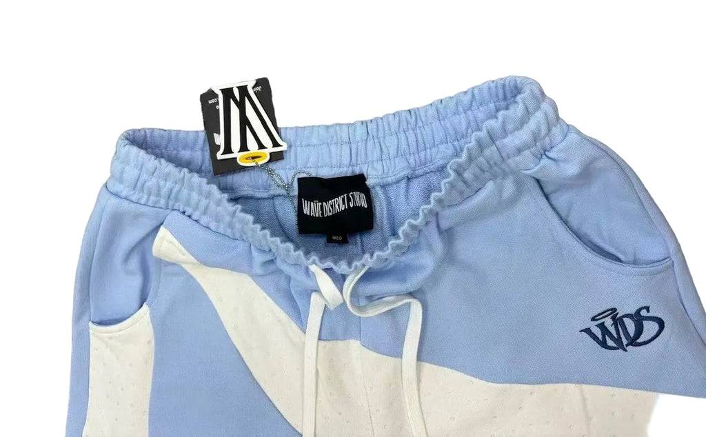 CUT N SEW SURF SHORT (BLUE) FRENCH TERRY SHORT (WDS-3S004A)