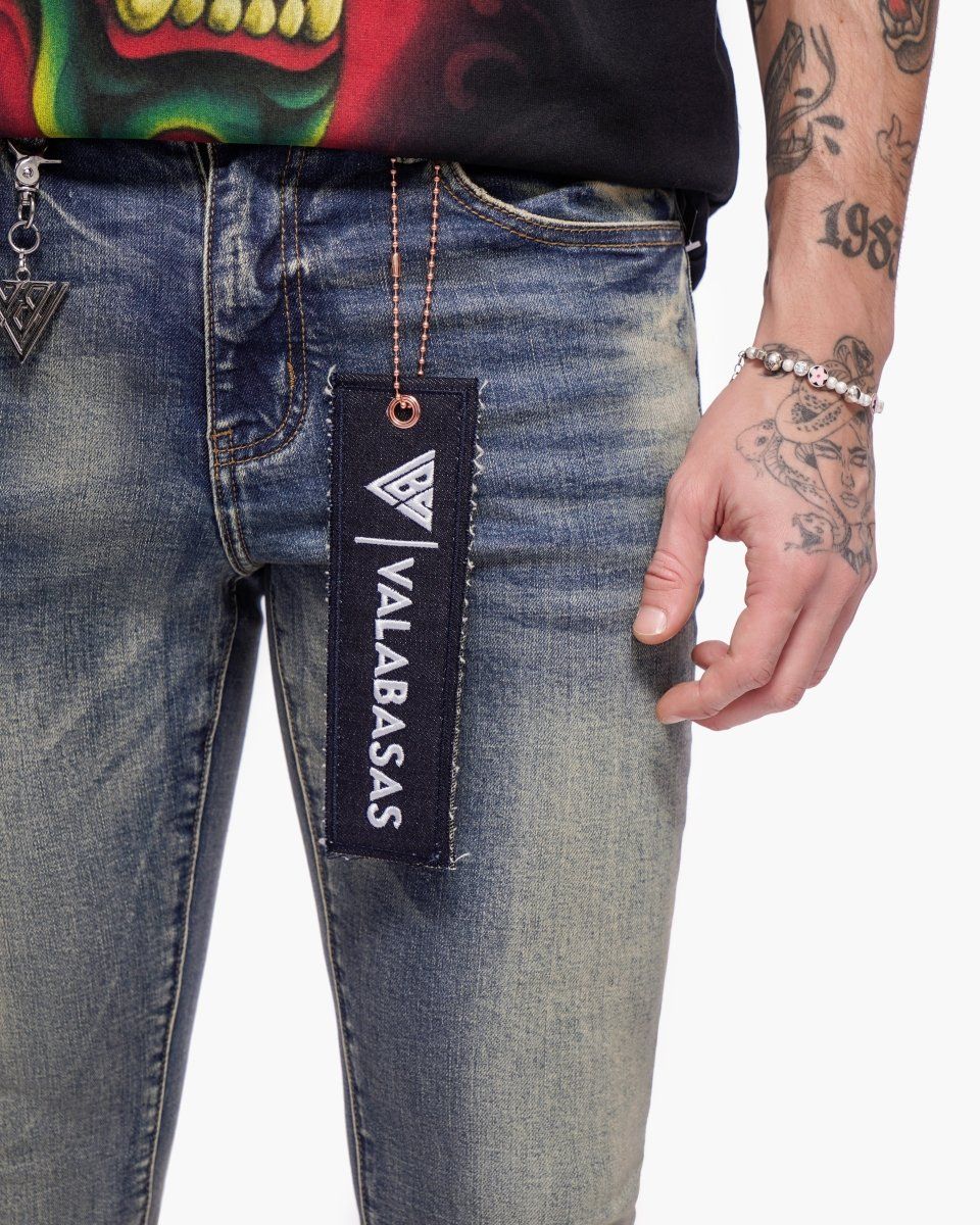 VALABASAS HIKARI STACKED VLBS-VJ3-1126 BLUE WASHED